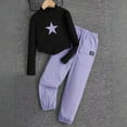 thumbnail image 2 of MuXiKeJi Clothes valentine outfit for girls size 10-12,Toddler Baby Girl Clothes Set Graphic Print Soft Hooded Sweatshirt Top Pocket Elastic Waist Pants Fall Outfits for Girls, 2 of 5