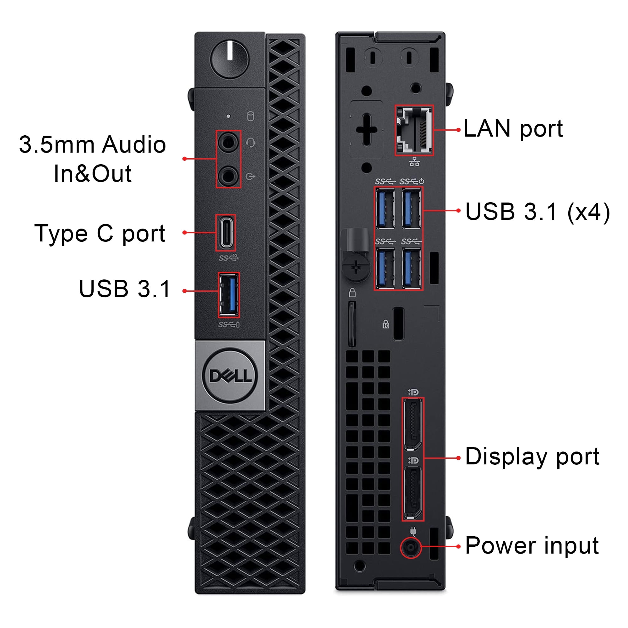 Restored Dell OptiPlex 7070 Micro Mini/Tiny PC Windows 11 Pro Computer- Intel Hexa-Core I5-9500T Processor Up to 3.70 Ghz | 16GB DDR4 RAM | 512GB NVMe SSD | Wireless Keyboard Mouse (Refurbished)