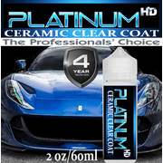 CERAMIC CAR COATING QUARTZ GLASS HIGH GLOSS TRUE NANO 9H WET LOOK - AMAZING CERAMIC SHINE PROTECTION "Platinum HD" Ceramic Clear Coat 2oz/60ml Ceramic Car Coating Quartz Glass High Gloss Protection
