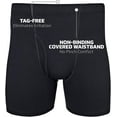 thumbnail image 2 of Gildan Adult Men's Boxer Briefs With Covered Waistband, 5-Pack, Sizes S-2XL, 6" Inseam, 2 of 4