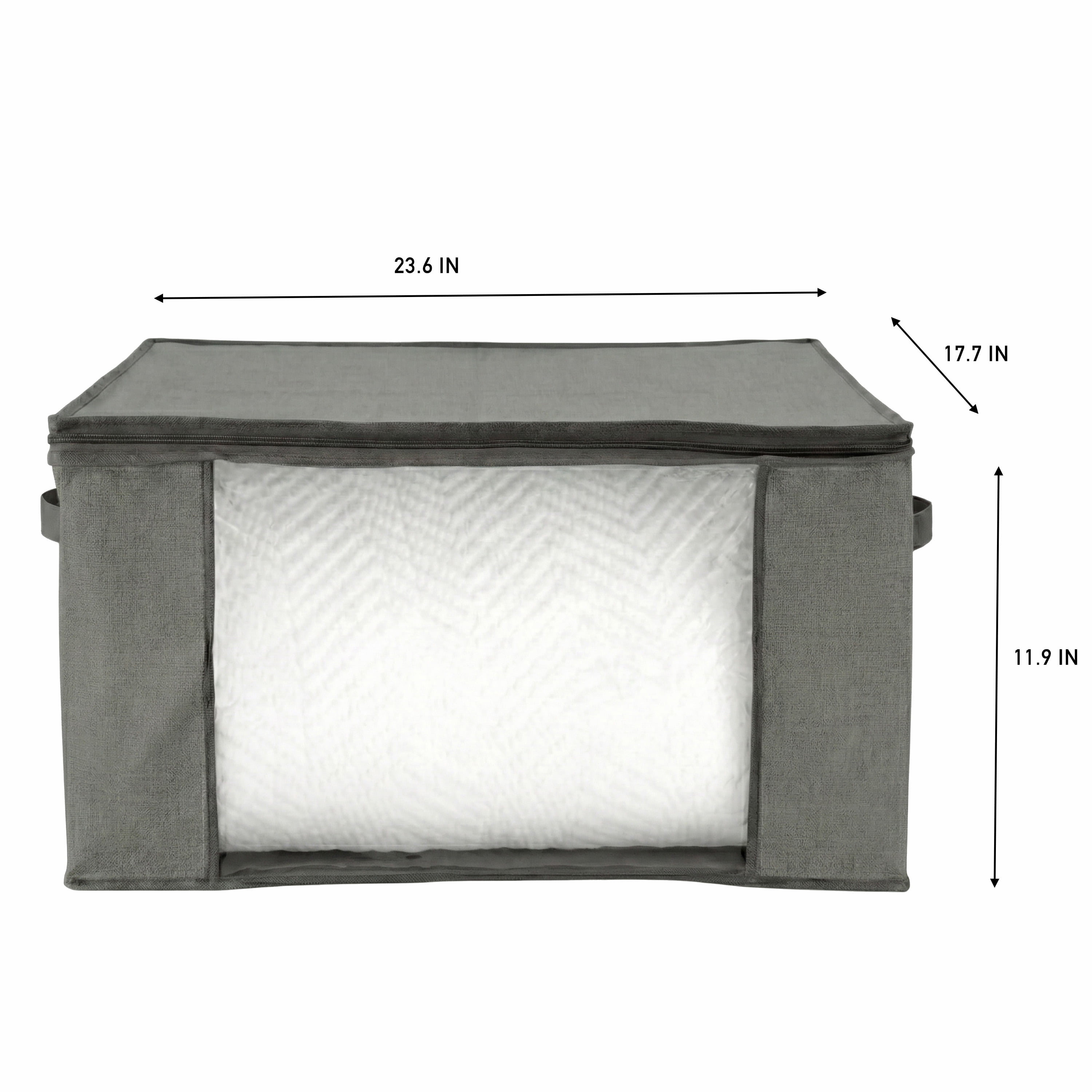 Simplify 2 Pack Jumbo Storage Bags in Gray
