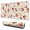 Beige Christmas Santa, variant on Long Mouse Pads for Desk,Beige Christmas Tree Pattern Desk Mats on Top Of Desks, Desk Mouse Pad Extra Large with 3mm Non-Slip Base and Stitched Edge for Gaming,Office,Work,Home 31.5x11.8in