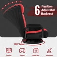 thumbnail image 4 of Silla giratoria para videojuegos Yaheetech, tumbona perezosa para videojuegos, 4 of 9