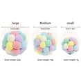 thumbnail image 4 of Pelotas Coloridas Para Gatos, Pelotas Elásticas Coloridas Para Gatos, Seguridad Suave Con Campana, Pelotas Hinchables De Felpa, Juguetes Interactivos Cateissary PT002494-03, 4 of 6