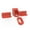 Red / Orange, variant on Cycloc Super Hero Wall Mounted Bike Storage, Black NLS