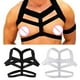 thumbnail image 5 of Vendaje del arnés del cuerpo del pecho súper elástico hombres ahueca hacia fuera el se describe - Negro, Única Salvador arnés de pecho de los hombres, 5 of 9