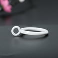 thumbnail image 3 of 1.4" Rings for Curtain Rods with Eyelet, Plating Finish, Pack of 20, White, 3 of 7