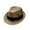 Khaki, variant on Sun Hat for Women Men Parent Child Wind Travel Tree Printing Paper Jazz Sun Hat Summer Hats