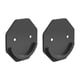 thumbnail image 1 of Soporte para barra de cortina de ducha sin taladro, ganchos de fijación, accesorios de baño, colgador de barra Hexágono Negro, 1 of 7