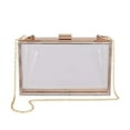thumbnail image 6 of Transparent Acrylic Shoulder Bag Crossbody Evening Handbag with Chain Shoulder Strap for Women, 6 of 8