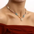 thumbnail image 3 of HSHDLDF Collier Coquillage Puka pour Femmes Hommes Collier Surfeur Coquillage Cordon Collier Collier Ras du Cou Perles Colorées Collier Ajustable Été Boho Hawaii Boucle Perle Collier Bijoux Coquillage Naturel, 3 of 6