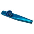 thumbnail image 1 of Kazoo azul, flauta Kazoo de aluminio, instrumento Kazoo fácil de usar, diseño aerodinámico, 1 of 12