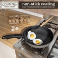 thumbnail image 4 of Juego de utensilios de cocina Country Kitchen con mango extraíble, juego de ollas y sartenes aptos para horno y vehículos recreativos, gris/negro, original, 4 of 5