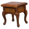 thumbnail image 6 of COMPUKAS Mini Wooden Bedside Table in Light Brown, 1 Set Dollhouse Furniture for Living Room and Bedroom Decor, 6 of 7