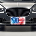 thumbnail image 3 of Patriotic American Flag USA Watercolor Metal Novelty License Plate, 3 of 7