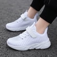 thumbnail image 6 of REDARER Kids' Breathable Running Shoes - Lightweight Non- Sneakers with Color Block for Boys & Girls,Color:Z6 White,Size:2.5, 6 of 9