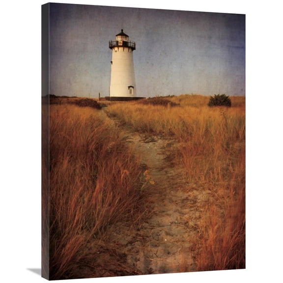Global Gallery's 'To the Harbor Light' By Katherine Gendreau Stretched Canvas Wall Art