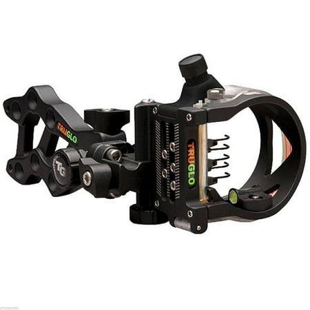 - TruGlo Rival Hunter Micro DDP 5-Pin Bow Archery Sight - Black - TG5605B