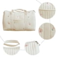 thumbnail image 4 of Mom Bag Messenger Baby Bold Borded Luggage Red, 4 of 9