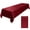 Burgundy, variant on Elcoho 1 pack Rectangle 58 x 102 inch Gold Satin Tablecloth, Smooth Silk‑Like Fabric Table Cover for Wedding Banquet Home Party Decor