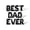 Black, variant on Floating Away Balloon Company BEST DAD EVER Letter Balloon Banner, Foil Mylar, 16"