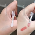 thumbnail image 4 of Lttoisl Portable Silicone Lip Brush with Cover, Soft Multi-Function Lip Mask Applicator for Lipstick Lip Gloss, Reusable Travel Makeup Tool, Flesh Pink White, 4 of 8