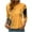 Yellow1, variant on Ruimatai Women's Casual Printed Tops Round Neck 3/4 Sleeve Comfortable Loose Fit Fashion Top Polyester Blend Soft Stretchy Tee
