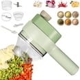 thumbnail image 1 of Juego de cortador de verduras eléctrico yuxing procesador de alimentos picadora inalámbrico recargable 4 en 1, 1 of 5
