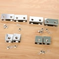 thumbnail image 3 of 2 pack Alliage de Zinc Fixe Pince en Verre Réglable Supports en Verre A-8-10mm, 3 of 9