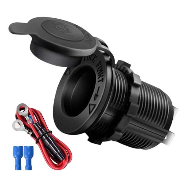 Toma de corriente para cargador de coche,Cargador de coche de 12 V y 24 V,resistente,para vehículos marinos y caravanas.