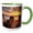 Green/White, variant on 3drose, Usa, California, La Jolla, Sunset Near Coast Blvd. Park, 11oz Magic Transforming Mug