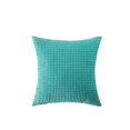 thumbnail image 1 of KAIYANG Funda de almohada para sofá cama de 2 piezas, pana triturada, cuadrada, decorativa, 12 x 20 pulgadas, verde, 45 cm x 45 cm, verde, 1 of 5