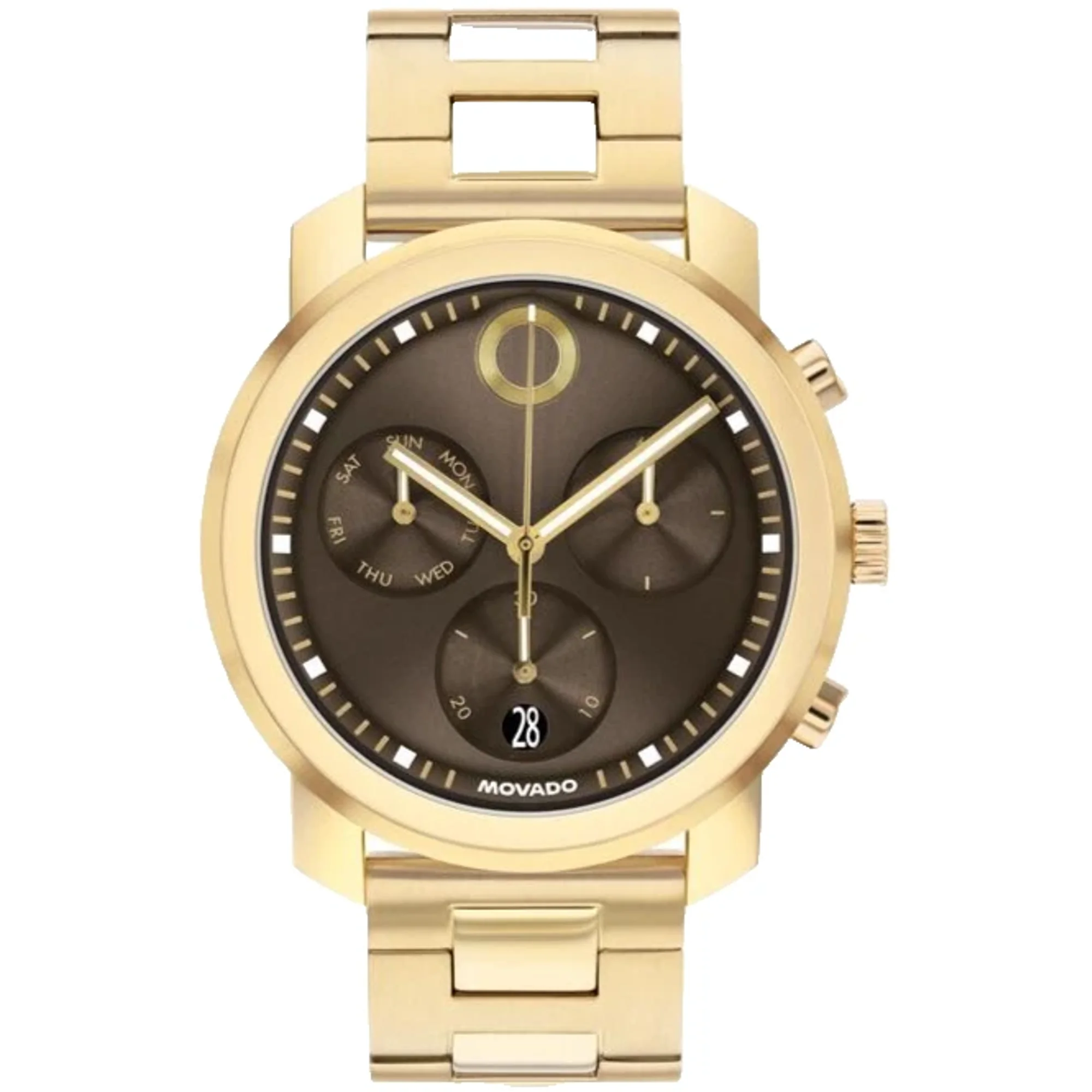 Movado Trend Propel Chronograph Quartz Brown Dial Men's Watch 3601352