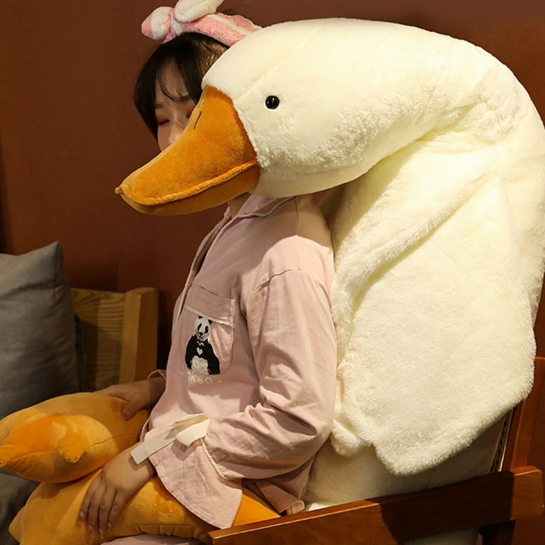 Large White Goose Stuffed Animals Dolls Plushie Toys Big