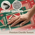 thumbnail image 6 of ODIKA Vintage Sport Emblem With Star Border And Diamond Layout Baseball Field Refined Foldable Easy Care for Queen Size Bedroom, Under Bed, Master Suite, 6 of 7
