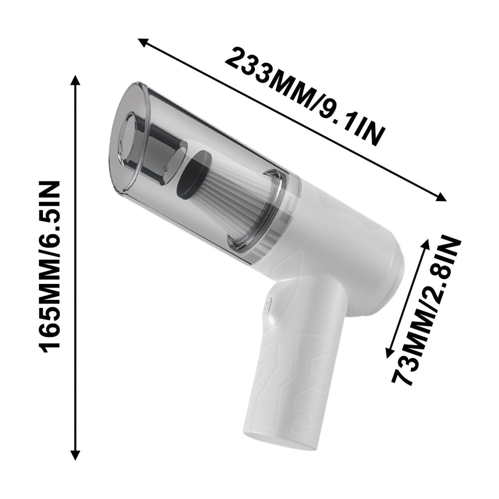 Under 50 Dollars! YZEGDCH Cordless Vacuum Cleaner Corded Vacuum Cleaners for Home Use Feature for Hard Floors, Carpets & Sofas