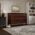 thumbnail image 4 of Santa Fe Lit Escamotable Coffre en Bois Format Grand avec Matelas et Chargeur Intégré, Noyer, 4 of 19