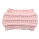 thumbnail image 1 of Gorro de invierno con cola de caballo de moño desordenado de punto trenzado suave y elástico para mujer, 1 of 5