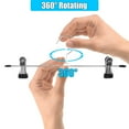 thumbnail image 4 of Retrocular 30 Pack Clothes Hangers Space Saving, 9-11" Non Slip Stainless Steel Metal Pants Skirt Hangers with Clips, 4 of 7