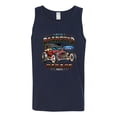 thumbnail image 2 of Wild Bobby, Ford Retro T-Bucket Roadster 1923 Vintage Garage Motors, Cars and Trucks, Men Graphic Tank Top, Navy, X-Large, 2 of 4
