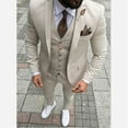 thumbnail image 4 of Fashion Handsome Groom Tuxedos Jacket Vest Pant-DF, 4 of 5