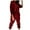 06# Wine, variant on skpabo Velour Tracksuit Women Hoodie and Matching Pants 2 Piece Outfits Velvet Jogging Workout Sets Ladies Hooded Sweatshirt Elastic Waist Pants Set Plain Sport Activewear