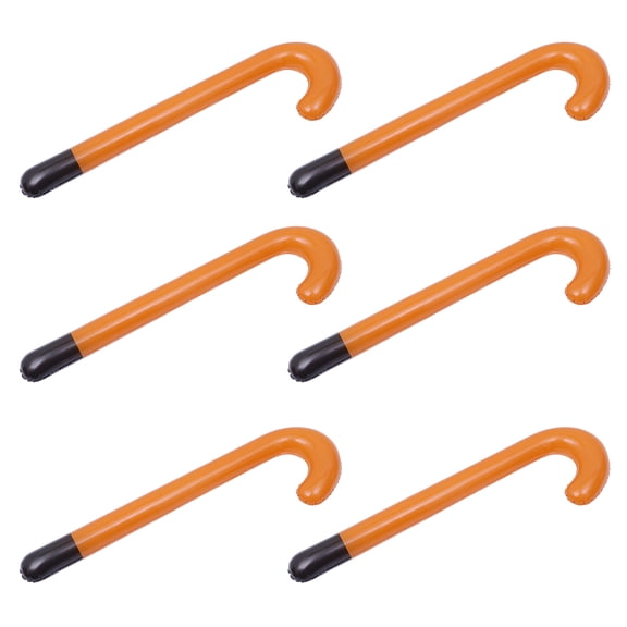 LULULION Cane Shaped Toys PVC Brown 12Set