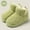 Green, variant on Women's and Men's cotton Shoes - Warm Fuzzy House Shoes with Anti-Slip Sole for Indoor & Outdoor Comfort