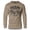Khaki, variant on GYMISH Bulking Season Lightweight Long Sleeve Hooded T-Shirt for Men – Funny Gym Hoodie, Sport Grey, Small