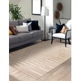 thumbnail image 2 of Santee White/Dark Beige Rug 5'0" x 7'0", 2 of 7