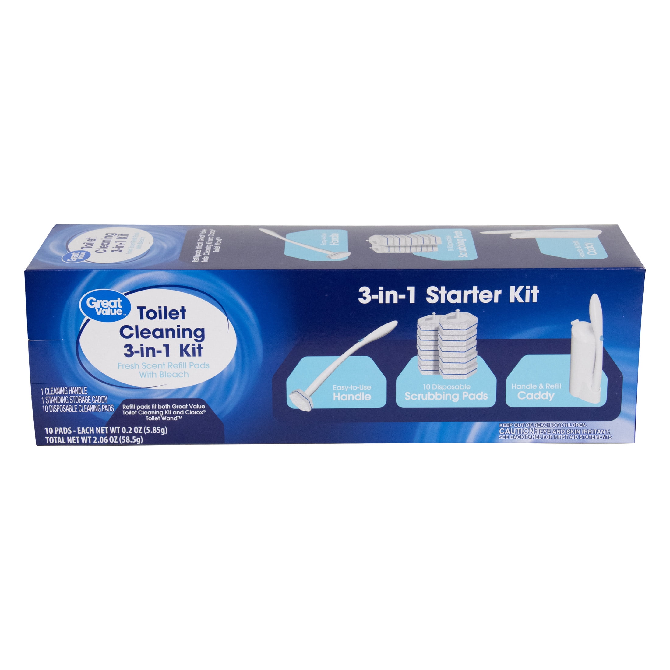 Great Value Toilet Cleaning 3-in-1 Starter Kit