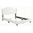 thumbnail image 7 of Transitional White Queen Bed Boasts 50"H x 66"W x 86"D Dimensions & Sturdy Frame, 7 of 7