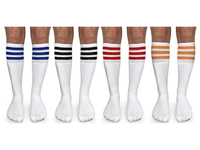 Jefferies Socks Kids' Knee High Sock, Classic, Classic Assorted, Size Medium