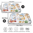 thumbnail image 3 of Kdxio Gnome Camping Fishing Print Windshield Sun Shade,UV Rays and Sun Heat Protection,Sunshade for Car Windshield,Car Shade Front Windshield - Medium, 3 of 6
